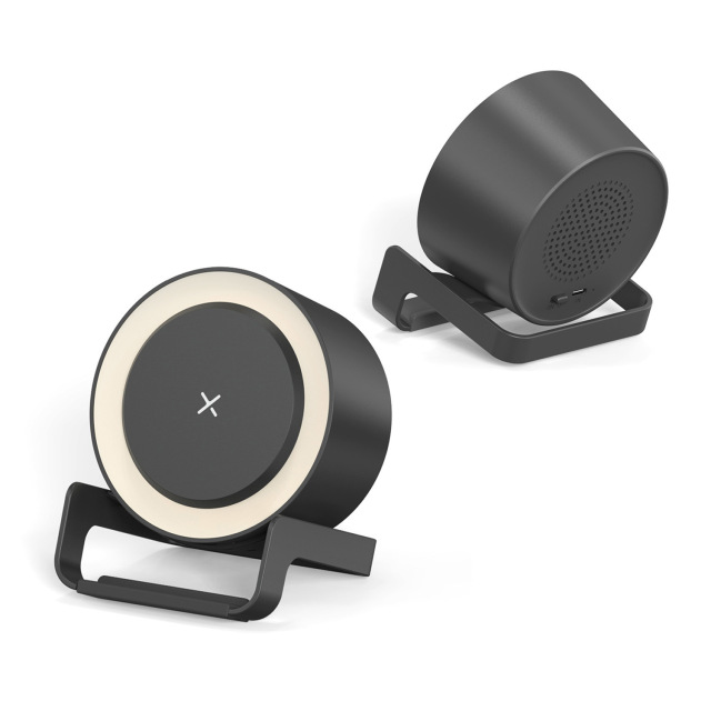 Bluetooth Speaker Wireless Charger with Mood Light