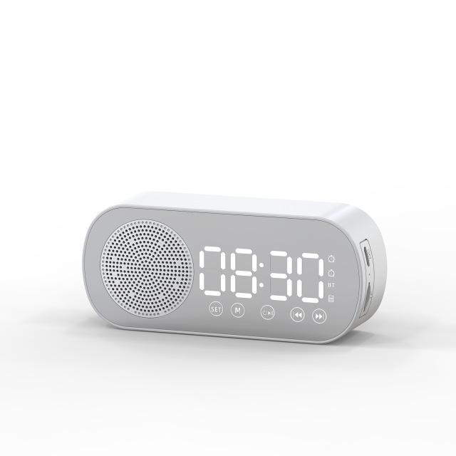 Clock Bluetooth Speaker Mirror Surface