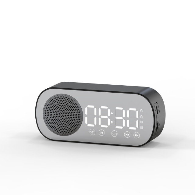 Clock Bluetooth Speaker Mirror Surface