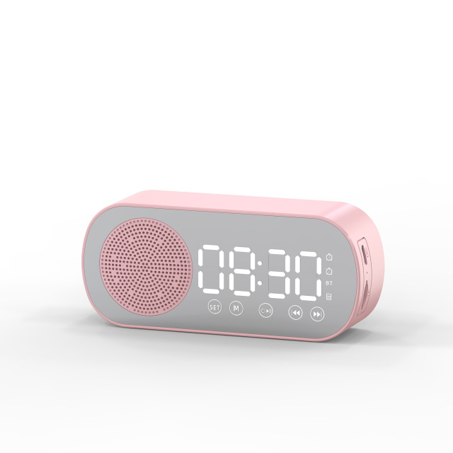 Clock Bluetooth Speaker Mirror Surface