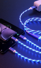Glowing 3-in-1 Charging Cable