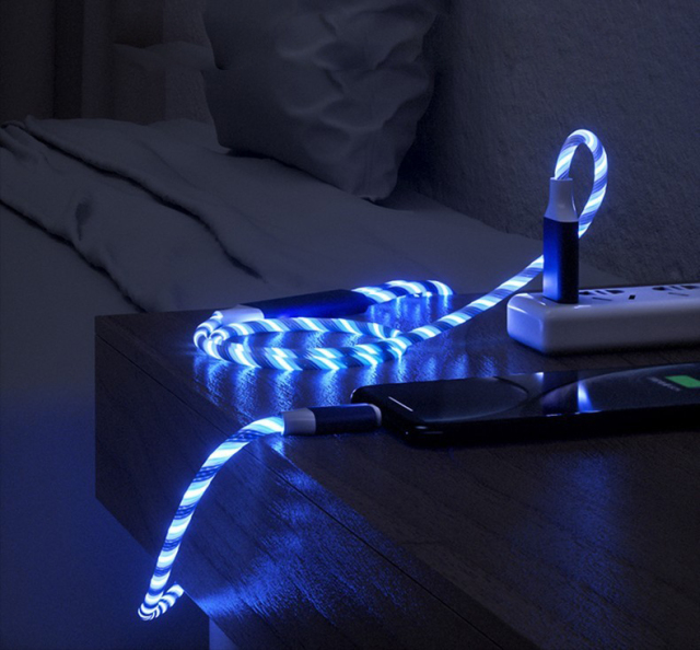 Glowing 3-in-1 Charging Cable