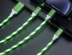 Glowing 3-in-1 Charging Cable