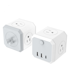 Rubik's Cube Multifunctional Power Adapter