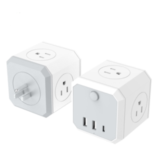 Rubik's Cube Multifunctional Power Adapter
