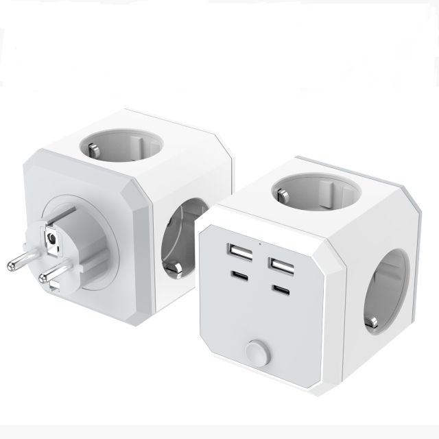 Rubik's Cube Multifunctional Power Adapter