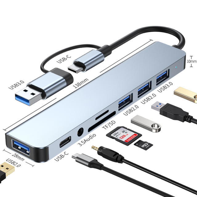 8 - Port USB hub