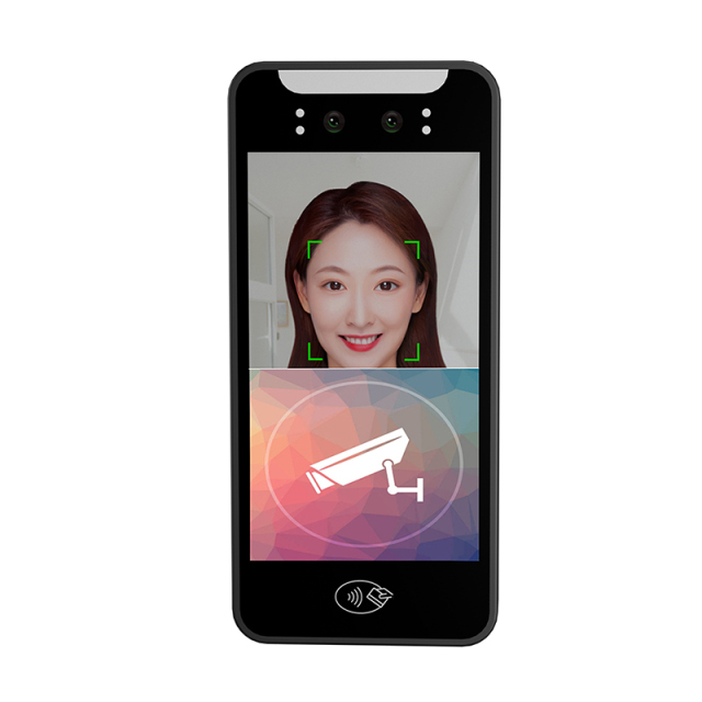 WIFI 5.5inch Android Long Distance Live Face Recognition Time Attendance Access Control Terminal