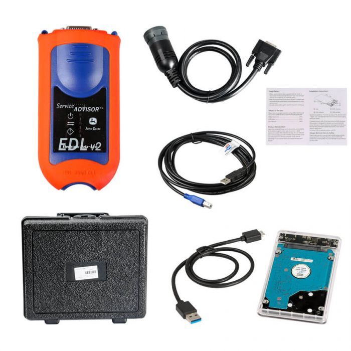 John Deere Service Advisor 4.0 + EDL V2 Adapter Kit