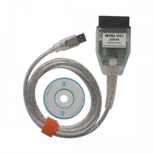 MINI VCI J2534 PassThru Compliant OBD Cable for TO-YOTA
