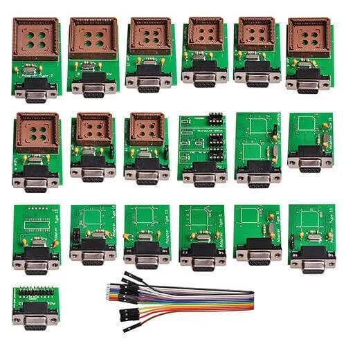 (19 pcs) UPA Full Adapters Kit for UUSP UPA-USB Serial Programmer