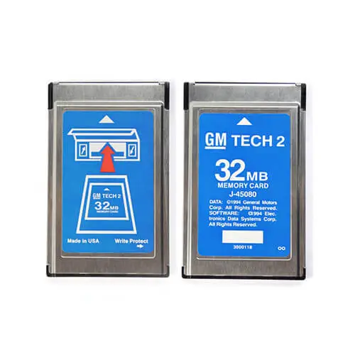 GM Tech2 Software in PCMCIA Memory Card