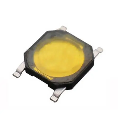 Button Tactile Switch Megane 2 Yellow 4.8X4.8X1.0H