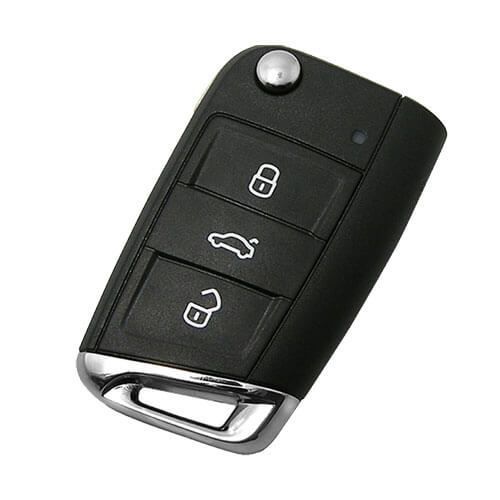 VW MQB Flip Remote Key Fob 434MHz for Golf VII G*TI/ Skoda Octavia A7