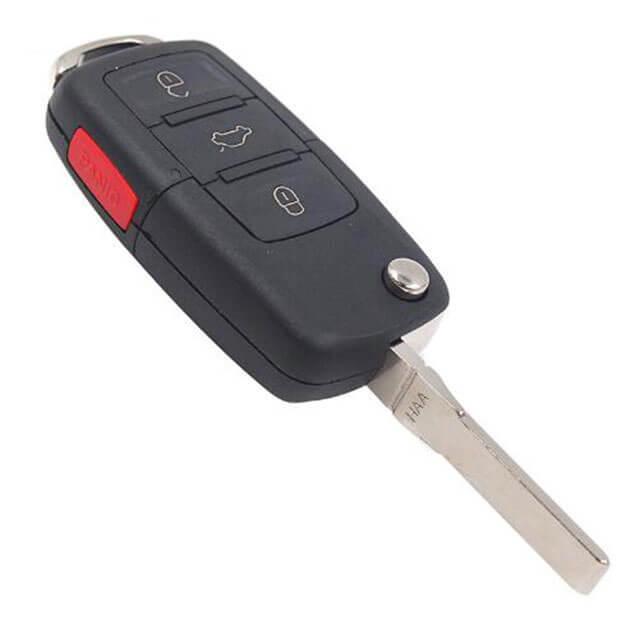 VW Remote Flip Key 4 Btn 315MHz ID48 Chip 1J0 959 753 DC/ AM/ T/ 1K0 959 753 P/ H