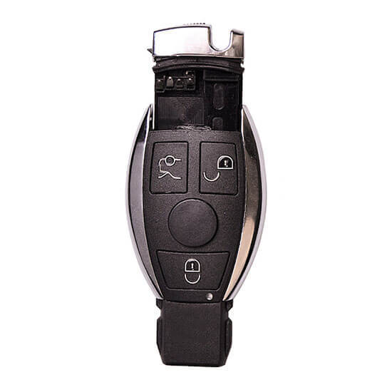 Mercedes Benz Remote Shell 3 Button for NEC Smart Key Fob -Fits 2 Batteries