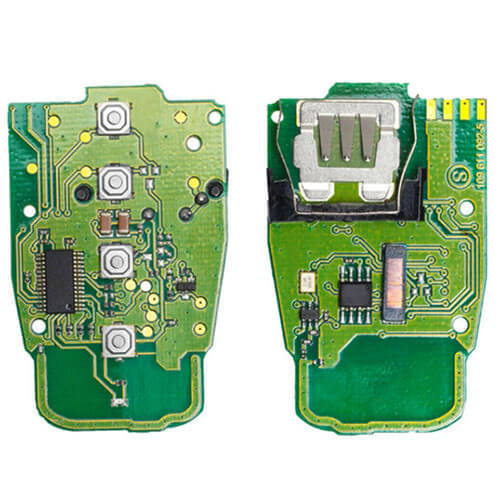 Audi A4 A5 Q5 Dash Remote Key 4 Button 315MHz/ 433MHz/ 868MHz- Without KESSY