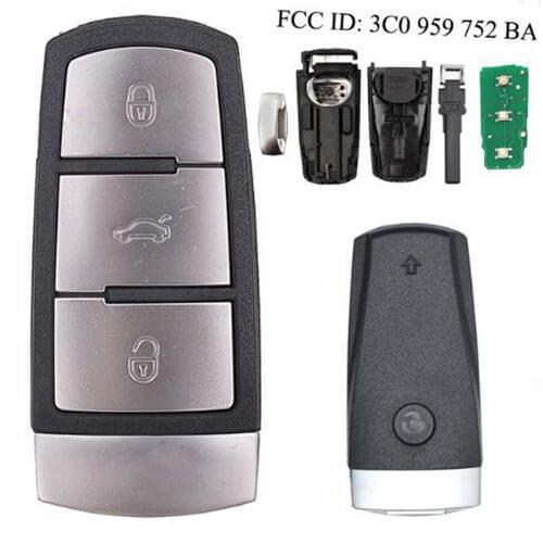 VW Smart Remote Key Fob Magotan Passat CC - 3C0 959 752 BA
