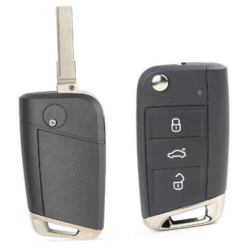 VW MQB Flip Remote Key Fob 434MHz for Golf VII G*TI/ Skoda Octavia A7