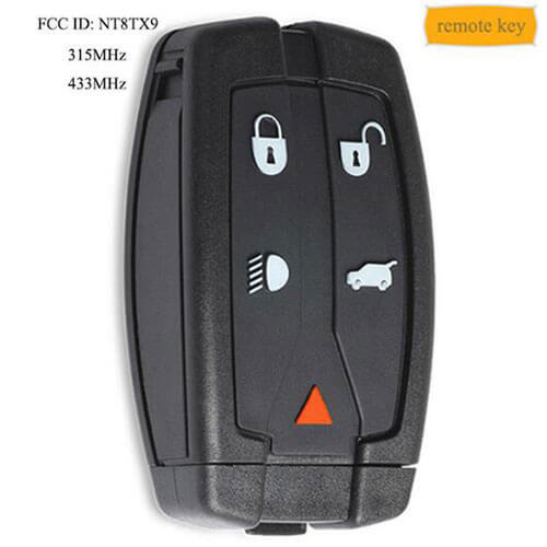 2006-2012 LandRover LR2 Smart Remote Fob Freelander 2 Car Key 5 Buttons 315MHz/ 433MHz  for NT8TX9