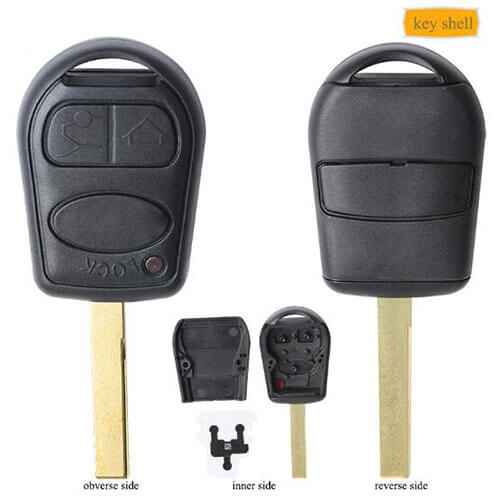 LandRover Car Key Shell 3 Buttons Remote FOB for Range Rover L322 HSE Vogue 2002-2006
