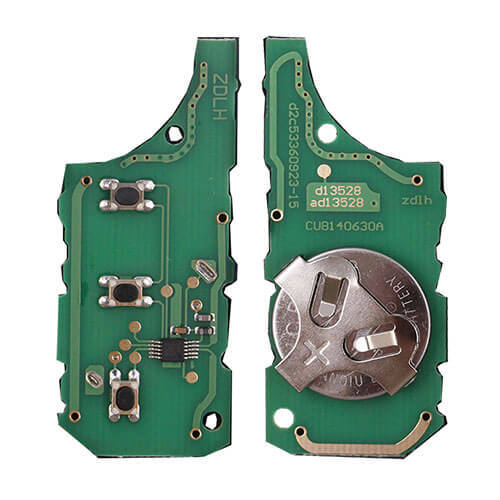 Modified Flip Key LandRover Remote 3 Buttons 315MHz/ 433MHz & 67# Blade- FOB for Range Rover 2002-2006 FCC- LX8FZV