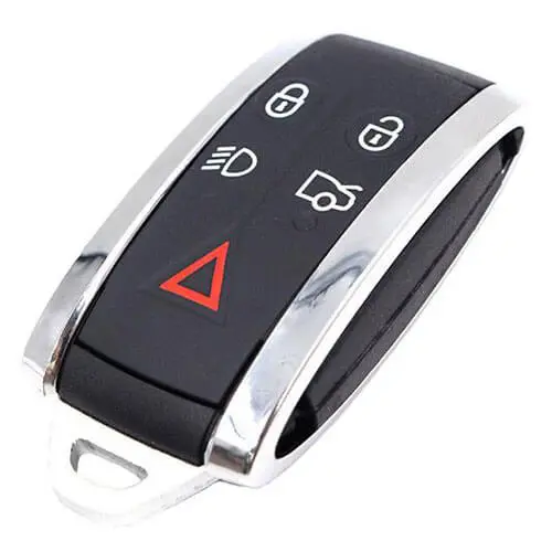 J*aguar Smart Key Shell 5 Buttons with Insert Blade for X-Type S-Type XF XFR XJ XJ8 XJ Remote Fob