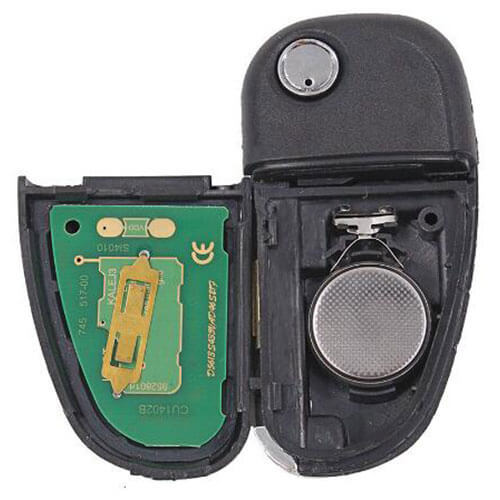 J*aguar Flip Remote Key 4 Buttons 315MHz/ 433MHz Adjustable for S-Type X-Type XJ8 2001-2008