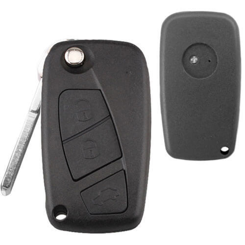 Fiat Flip Remote Key 3 Button 433MHz with PCF7946 / HITAG2-46 Chip