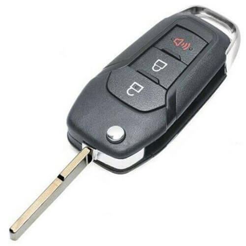 Flip Key Remote 315MHz 3 Buttons FOB with HU101 Blade for Ford F150 F250 F350 F-450 F-550 Explorer FCC- N5F-A08TAA