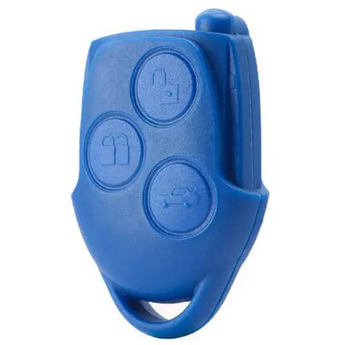 Blue Remote Car Key Shell Case 3 Buttons FOB for Ford Escape Transit WM VM 2006-2014