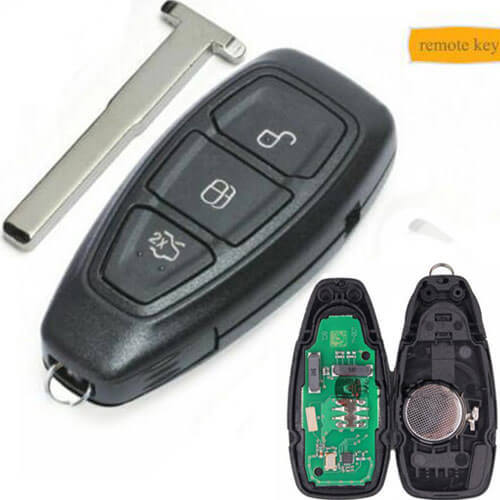 Smart Key Fob 434MHz 4D63 Chip 3 Buttons for Ford Focus C-Max B-Max Mondeo Kuga Fiesta Focus Galaxy S-Max Remote -KR55WK48801