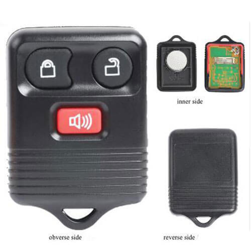 Ford Remote Transmitter 3 Buttons 315MHz/ 433MHz Adjustable for L*incoln/ Mercury CWTWB1U212 CWTWB1U331 CWTWB1U345