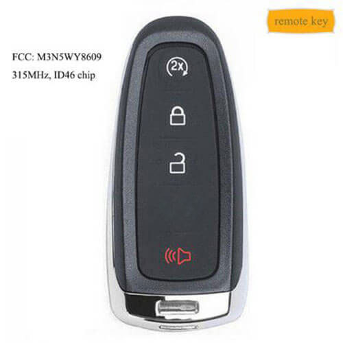 Ford Smart Key Remote Fob 315 MHz ID46 Chip 4 Buttons for Edge Focus Escape -M3N5WY8609