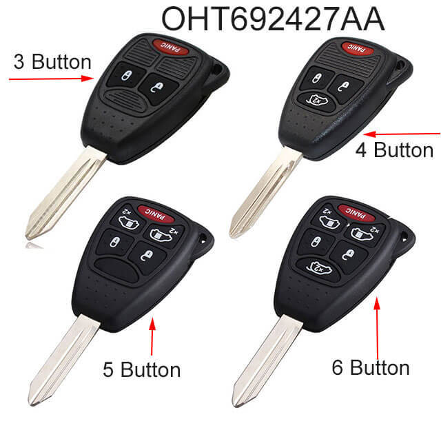 Chry*sler Country Remote Key Fob 315MHz 3/ 4/ 5/ 6 Buttons -OHT692427AA