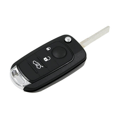 Folding Key Remote Shell 3/ 4 Button with SIP22 Blade For Fiat 500 500X TIPO