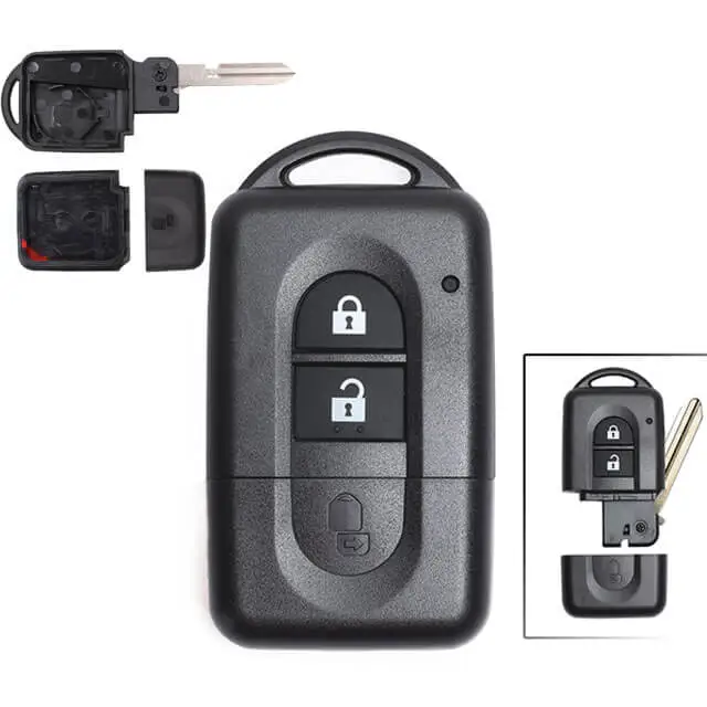 Replacement Flip Key Remote Shell for Nissa*n Micra Xtrail Qashqai Note Tiida Pathfinder