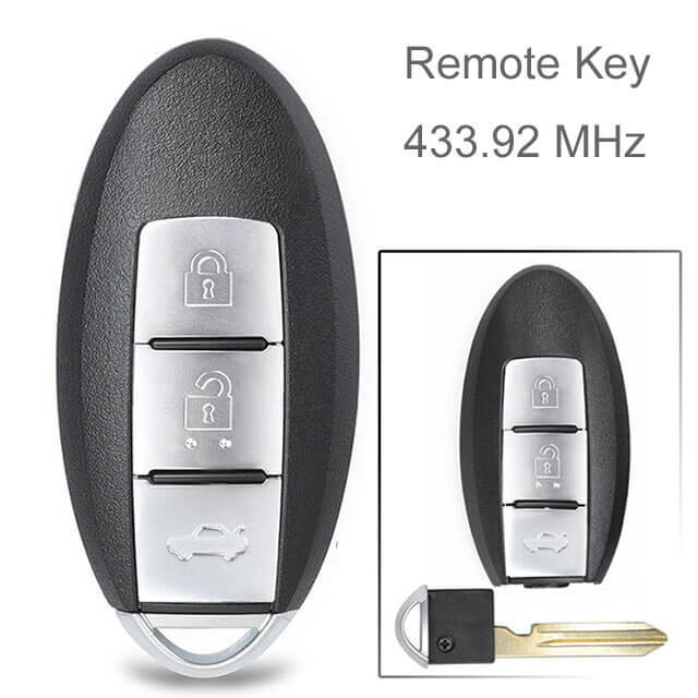 Nissa*n Smart Remote Key Fob 434MHz 3 Buttons -S180144014