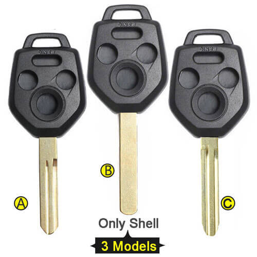 Subaru Forester Remote Key Shell 4 Button for Legac*y Impreza STI Crosstrek Tribeca Outback
