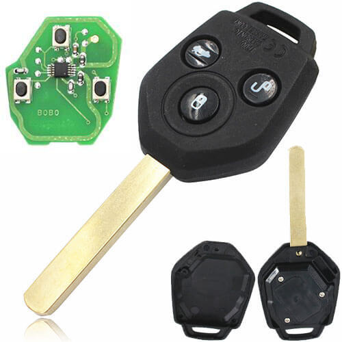 Subaru Remote Key 433Mhz 3 Buttons Fob with 4D60/ 4D62 Chip for Subaru Forester Outback