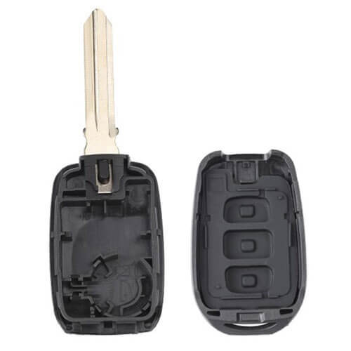 Renaul*t Duster Remote Key Shell 2/3 Button with Uncut Blade for Duster Dokker Trafic Clio4 Master3 Logan
