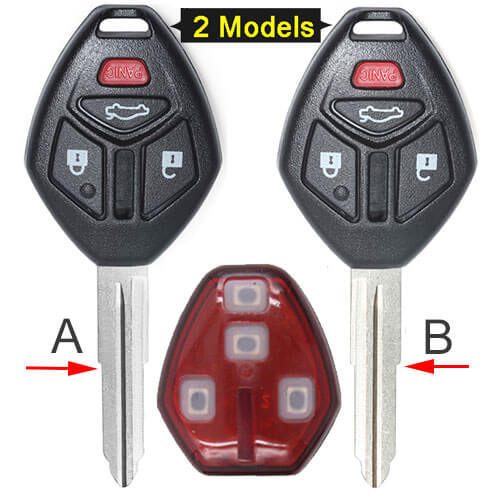 Mitsubish*i Eclipse Galant Remote Key 313.8MHz 4 Buttons Fob -OUCG8D-620M-A