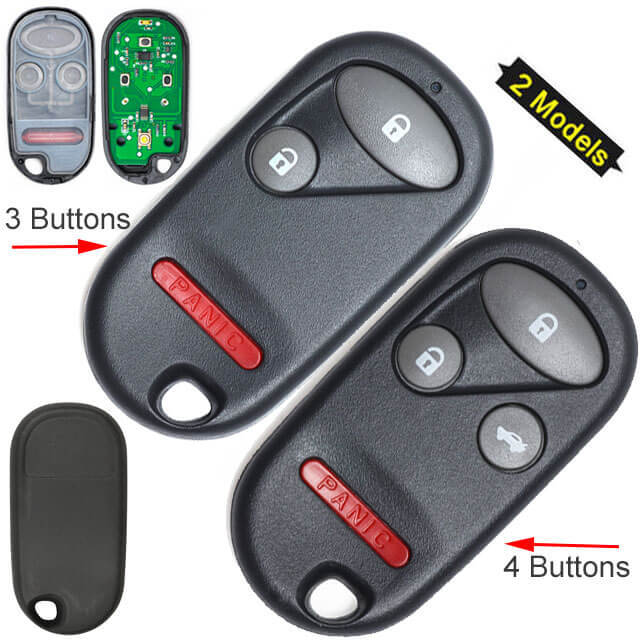 Hond*a Accord Remote Transmitter 315MHz 3/ 4 Buttons Key Fob -KOBUTAH2T