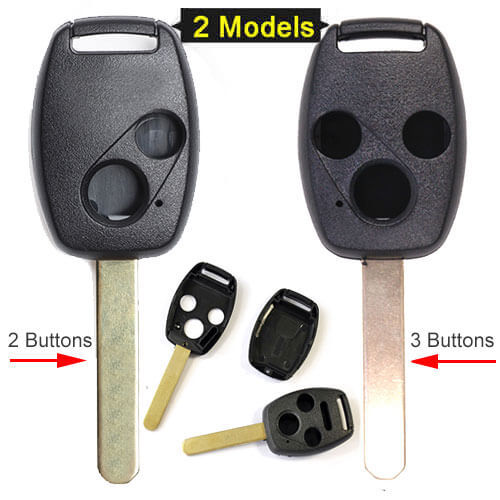 Hond*a Remote Key Shell 2/ 3 Buttons for Accord Civic CR-V CR-Z Pilot Fit Jazz 2005 Before