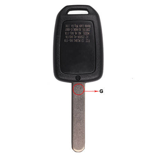 2013-2016 Hond*a Accord Civic Remote Key 433MHz 3/ 4 Buttons -MLBHLIK6-1T