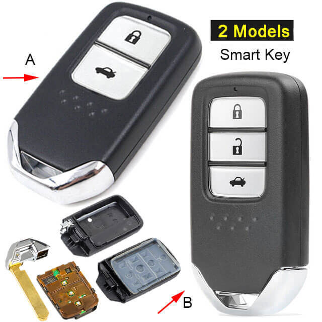 Hond*a Accord Crider Smart Remote Key Fob 313.8MHz 2/ 3 Buttons -KR5V1X