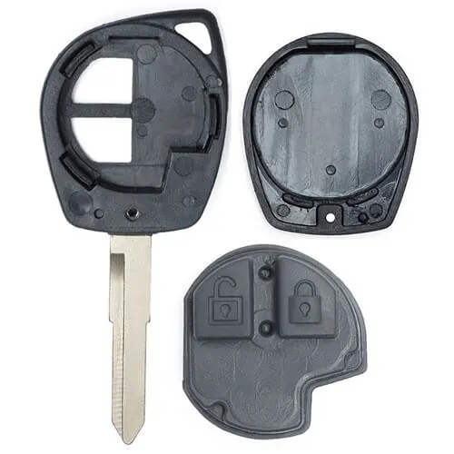 Suzuk*i Liana Remote Key Shell 2 Buttons with Blade Uncut for Grand Vitara Swift Ignis SX4 Alto