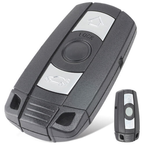 BMW CAS3 Keyless-go Remote Key 315MHz/ 434MHz/ 868MHz 3 Button Fob for 3 5 Series X5 X6