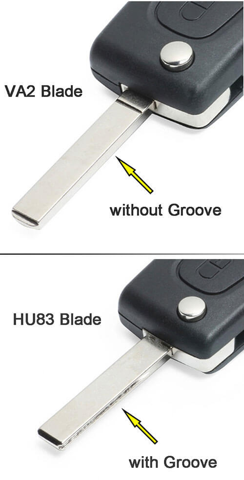 Peugeo*t  Flip Remote Key 433MHz 3 Buttons CE0536 Model for 307 Up to 20110416