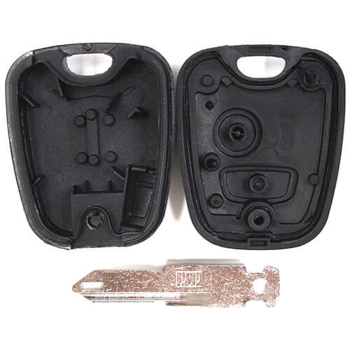 Peugeo*t 206 Citroe*n C2 Combo Remote Key Shell 2 Buttons with NE73 Blade Uncut